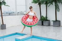 Rooxin Watermelon Pool Floats for Adult Kids Inflatable Circle Swimming Ring Floating Seat Summer Beach Party Pool Toys - details 15