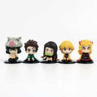 Set De 15 Figuras Q Demon Slayer Con Tanjiro Nidouzi Inosuke Zenizu Muñecos De Acción Modelo De Película Juguete Para Coleccionistas - details 7