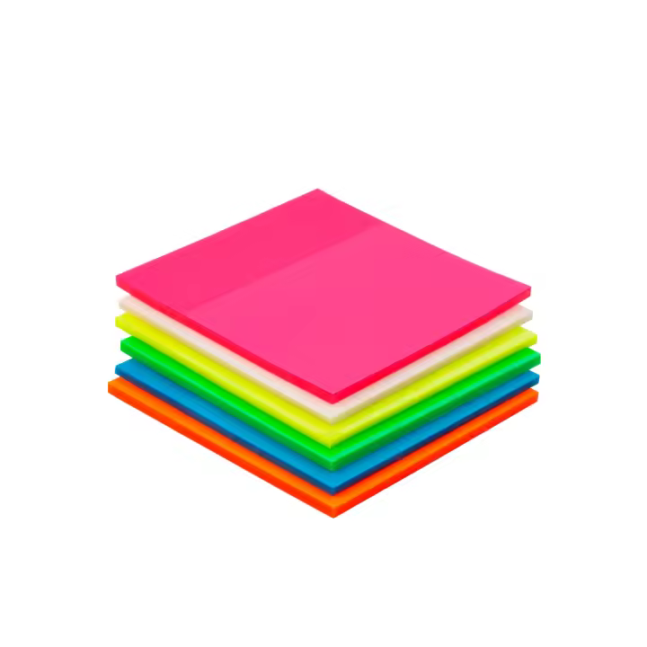 Starplast 300 Notas Adhesivas Transparentes 76x76mm Pack 6 Colores Flúor - 1
