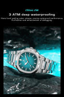 Reloj De Hombre PENGAGAR Lujo Deportivo Acero Inoxidable Resistente Al Agua Con Luminiscencia Y Mostrador De Fecha Estilo Elegante - details 5