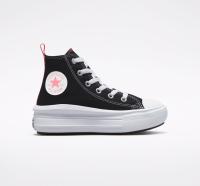 CONVERSE 271716C CTAS MOVE HI BLACK/PINK SALT/WHITE CHUCK TAYLOR ALL STAR MOVE - details 0