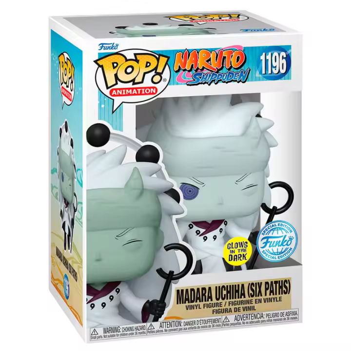 Figura Pop Naruto Shippuden Madara Uchiha Exclusive-Figura de Vinilo Coleccionable - Idea de Regalo- Mercancia Oficial - Juguetes para Niños y Adultos - Movies Fans - Muñeco para Coleccionistas y Exposición - 1