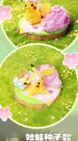 Figura De Acción Anime Pokemon Pikachu Eevee Meowth Bulbasaur Adornos Para Decoración Regalos De Cumpleaños Para Niños - details 6