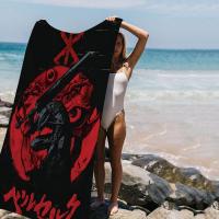 Toalla De Playa Berserk Anime Japonés Absorbente Y Suave Para Niños Regalo Ideal Para Viajes Camping Gimnasio Tamaño 30x60 Cm - details 8