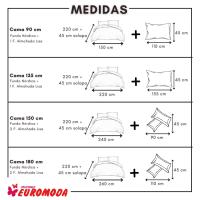 NATURALS - Funda Nórdica Estampada - 100% Algodón Extra Suave - Incluye Funda Edredón + 1 o 2 Fundas de Almohada - Fabricado en España - Modelos Florales - Cama 90/135/150/180 - details 1