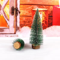 Decoración De Navidad LED Miniátrica Para Escritorio Árbol Luminoso DIY Adornos Para Oficina Y Fiesta En Casa Material Plástico - details 7
