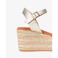 Sandalias plataforma mujer POPA ARAMBOL BEIG SANDALIA CUÑA YUTE FLECOS BEIG 35934 25V - details 3