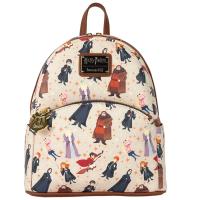 LOUNGEFLY MOCHILA LOUNGEFLY Harry Potter  Hermione Ron Weasley Luna Lovegood Hagrid Dumbledore Gryffindor Gryfindor  hombre mujer - details 0