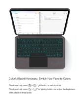 Funda Inteligente Con Teclado Táctil Backlight Para Lenovo XiaoXin Pad pro 11.2" P11 pro Gen 2 TB-132FU Tableta 2022 Cubierta Automática - details 8