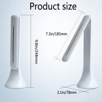 Lámpara De Mesa Portátil LED USB Recargable Plegable Para Lectura Sala De Estar Oficina Computadora Estudio Luz Táctil Para Dormitorio Lado Del Cama - details 5