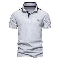 Novedad de verano, polo con solapa de negocios para hombre, top moderno de algodón bordado, talla europea, manga corta de alta gama para hombre - details 11