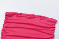 Vestido Maxi Bodycon Elegante Sin Mangas Para Mujer Con Tirantes Y Borla Irregular Asimétrico Verano 2024 Trend Con Abertura En La Pierna Para Fiesta Y Club - details 33