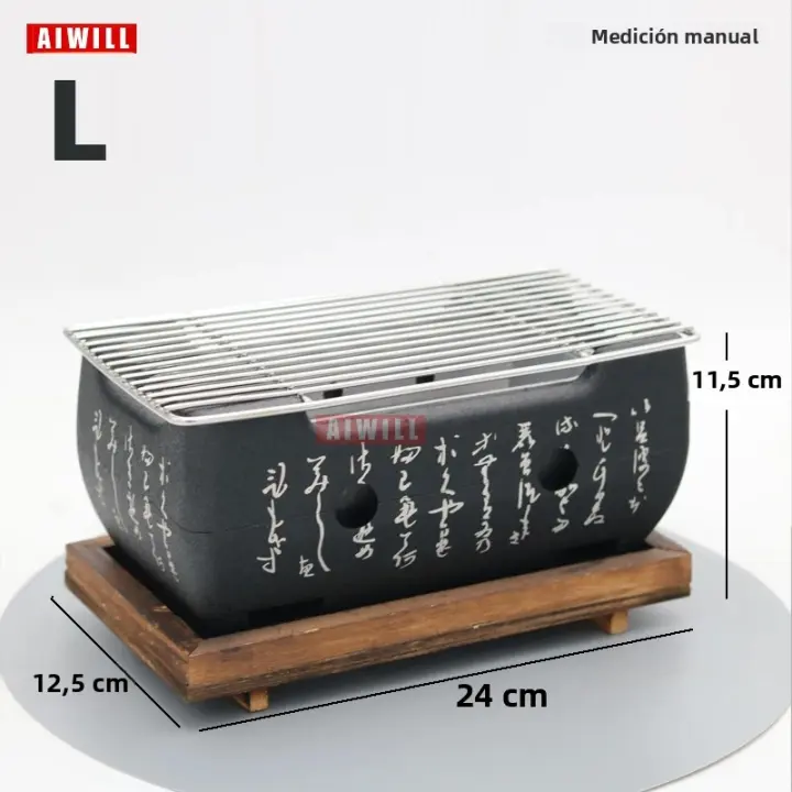 AIWILL Barbacoa Portátil Grill Asador De Carbón Para Comida Coreana Horno De Cocina Familiar Reutilizable Para Exteriores - 1