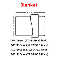 Manta Multifuncional De Bandas Anchas Y Gruesa De Color Sólido Canutilo Como Funda De Cama Manta Para Descanso Manta Para Mascotas - details 3