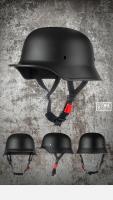 Casco Moto Retro Clásico Alemán Para Hombres Y Mujeres Apropiado Para Motocicletas Material ABS Medio Cabeza DOT Aprobado - details 22