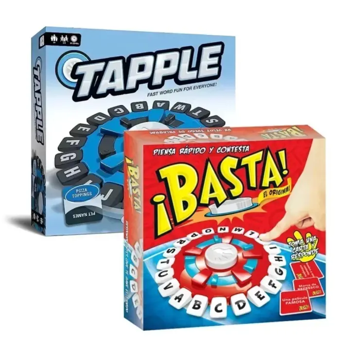 Juego Educativo Para Niños TAPPLE En Lengua Alemana Juego Interactivo De Alfabeto Loco Tablero De Juego Familiar Con Giradiscos - 1