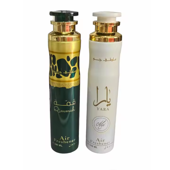 PACK DE 2 AMBIENTADORES LATTAFA - Yara Moi y Qimmah - 300ml x 2 unidades , ambientadores árabes Lattafa Perfumes - 1