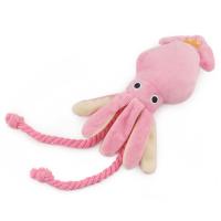 Juguete De Peluche De Octopus Para Mascotas Resistentes Al Masticar Divertido Y Interactivo Para Uso Interior Y Exterior - details 0