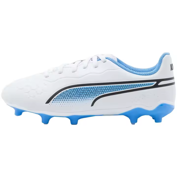 Botas de Futbol Puma King Match para niños unisex en color blanco - 1