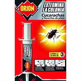 Orion - Jeringa Matacucarachas y Insectos en Gel para Grietas, Respiraderos y Rincones - 4 ml - 1