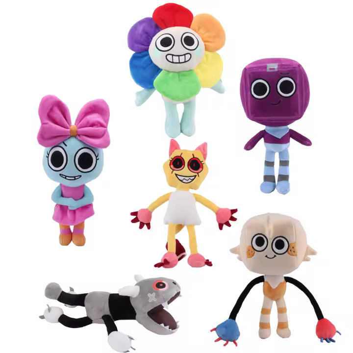 Muñeco De Peluche Dandy's World Juego De Terror Película Caja De Juguete Goob Pebble Kawaii Almohada Rellena Para Niños Decoración Cumpleaños - 1
