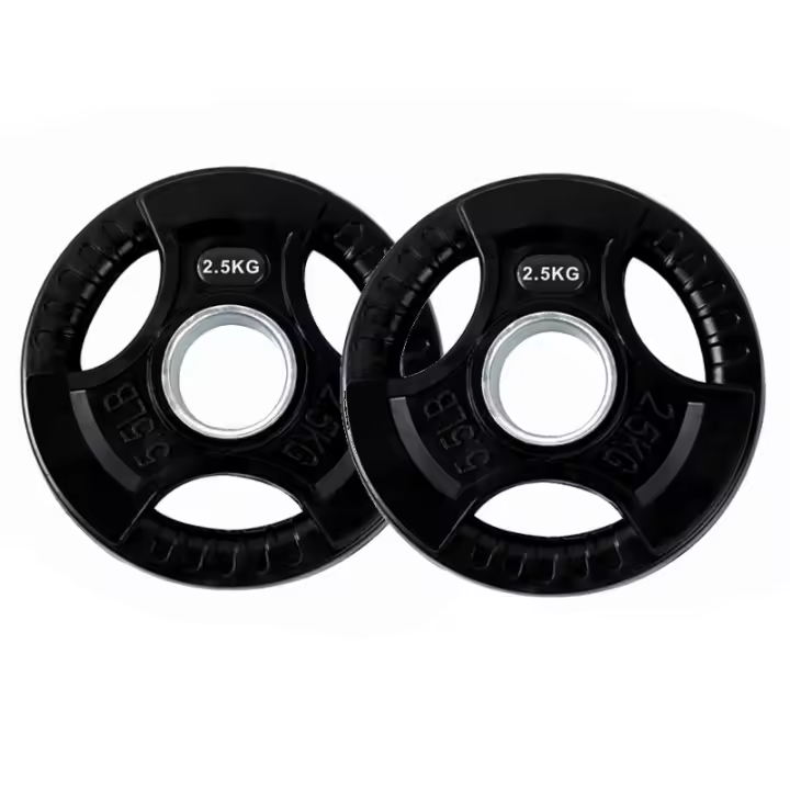 ALLINLIFE 2PCS DISC WEIGHTS WITH HOLLOW TO GRAB THE HAND, HOLE FOR 30 MM THICK BAR, 2.5-20 KG LIFTING, SQUAT, HOME GYM - 1