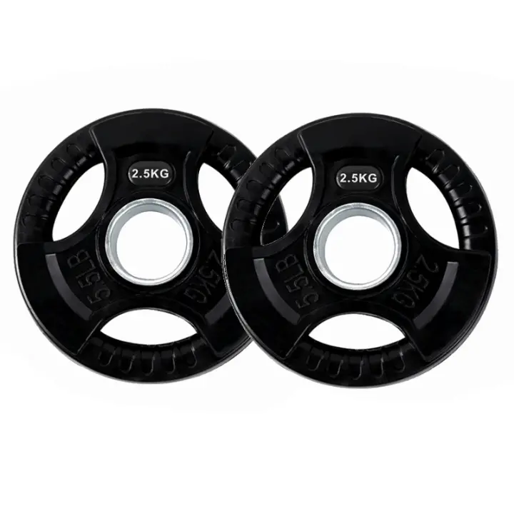 ALLINLIFE 2PCS DISC WEIGHTS WITH HOLLOW TO GRAB THE HAND, HOLE FOR 30 MM THICK BAR, 2.5-20 KG LIFTING, SQUAT, HOME GYM - 1
