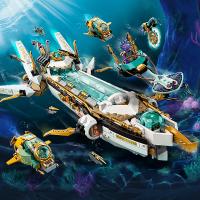 Bloques De Construcción Compatible MOC Sets Serie Ninja Hydro Bounty Nave Submarina Mecha Juguetes Para Niños Regalo - details 0