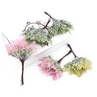 6 Piezas De Coral Plástico Decorativo Florero Navidad Decoraciones Flores Coronas Casa Scrapbooking Plantas Artificiales - details 14