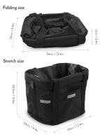 Cesta De Bicicleta Frontal Desmontable Impermeable Porta Mascotas Accesorios De Bicicleta Bolsa De Marco Para Bikepacking - details 6