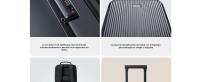 Oficial | Xiaomi Front Opening Luggage 20", Estructura compartimentada 1:9, Un simple giro, Separación húmedo/seco - details 12