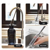 Cepillo De Silicona Para Botella De Leche Y Vaso Limpia Con Mango Largo Herramienta De Limpieza De La Cocina 1/2pcs - details 7