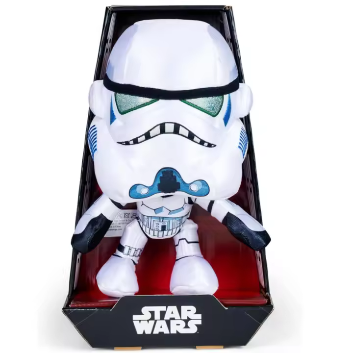 Simba Peluche Star Wars Stormtrooper Stormtrooper 25 cm, bordado de calidad, mezcla de tejidos, detalle de armadura y casco icónico, artículo coleccionable - 1