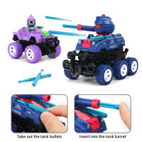 Juguete De Coche De Acero Inercia Para Niños Vehículo De Mano Con Ruedas 4 Y 6 Camión De Basura Con Retroceso Herramienta Educativa Para Niños Mayores De 3 Años - details 2