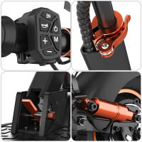 IENYRID 4PRO S+ MAX Patinete Scooter Eléctrico Plegable Motor de 800W, Velocidad Máxima de 45 km/h, Batería de 48V 20Ah, Neumáticos Neumáticos Off-road de 10', Sistema de Doble Freno, Sistema de Frenado Antibloqueo E-ABS, Apto para Uso Exterior - details 15