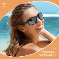 Gafas de sol polarizadas para hombre mujer 2 Pares Gafas Deportivas para Golf Ciclismo Pesca Running Deporte Protección UV400 (Negra&azul) - details 1