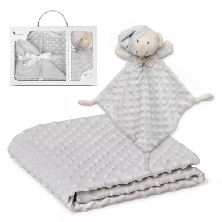 MANTA EM BOLHAS-80 X 110-CORALINA+DOUDOU 28X17-MOD. - 1