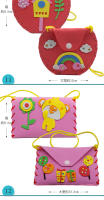 Kit De Manualidades Para Niñas Principiantes 5PCS Sew Your Own Purses Sewing Bags Proyecto De Actividades Grupales Para Jóvenes Escolares Regalo De Juguete - details 15