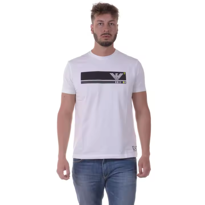 Emporio Armani EA7 Camiseta Algodón Hombre Blanco 3 YPTE2PJ30Z 1100 - 1