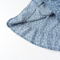 Vestido De Mujer Estilo Retro Francés Con Estampado Floral Y Cintura Definida Manga Corta Cuello Cuadrado Primavera Verano - details 6