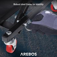 AREBOS Plataforma de Montaje con Ruedas 2 en 1 Hasta 150 Kg Tumbona de Montaje - details 9