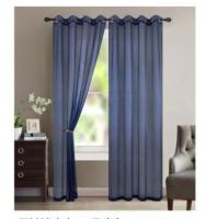Cortina de visillo estampada brillo  translucido 100% poliéster para salón y dormitorio.140x260cm.6033.1 panel. - details 22