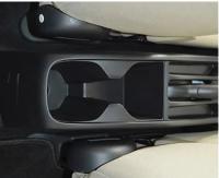 Soporte Central Para Honda City Estuche De Almacenamiento Doble Con USB Accesorios De Retrofits Para Coches Material PU Cuero / Plástico ABS Color Negro - details 1