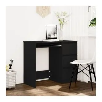 VidaXL Escritorio Vegal 3 cajones + compartimento para teclado 76x90x45 cm - 1