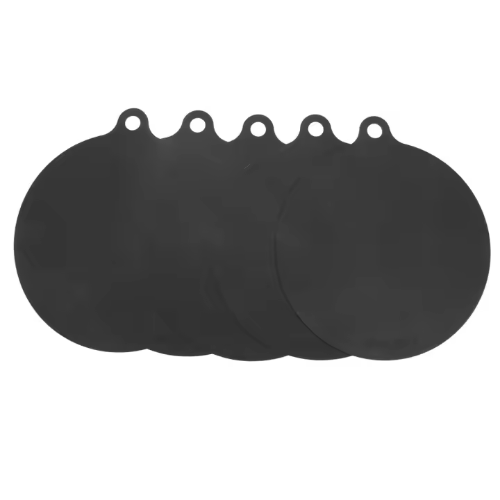 5 Pack Electric Induction Hob Protector Mat Anti-Slip Mat Silicone Pad Scratch Protector Cover Heat Insulated Mat, Black - 1