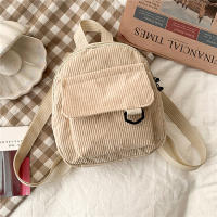 Mochila Mini Para Mujer De Cordón Sólido Y Estilo Casual Gran Capacidad Duradera Para Viajes Y Escuela Con Cierre De Cremallera - details 19