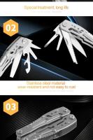 Multi-herramienta Portátil 14 En 1 Pliers Saber Para Camping Y Uso Doméstico Knive De Acero Inoxidable Fodling Blade Herramienta De Bolsillo - details 10
