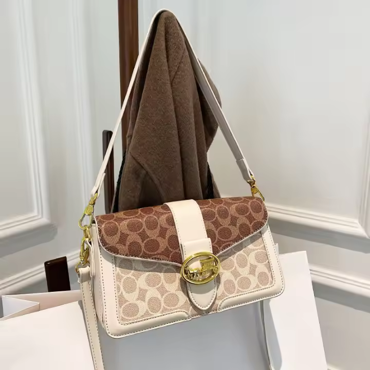 Bolso De Hombro Para Mujer IMJK Lujo 26*15*8cm Bolso De Mano De Diseñador Bolso De Viaje Tote Crossbody Monedero Clutch Cuero PU Geométrico - 1