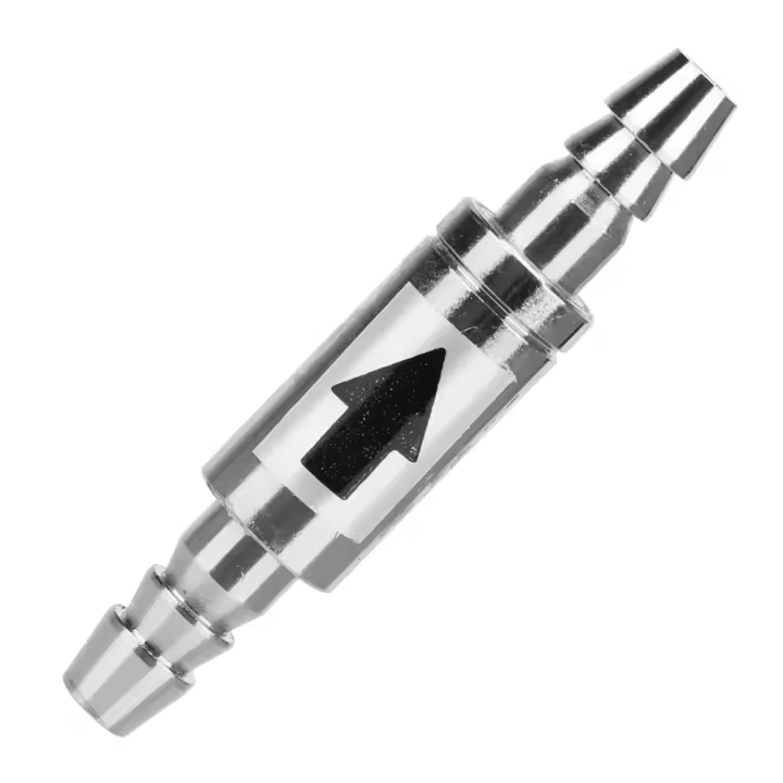 Válvula De Regreso No Permitida Para Equipo De CO2 Acuario 4mm Válvula De Verificación De Acero Inoxidable Para Cilindro De Dióxido De Carbono a Sistema De Difusor - 1