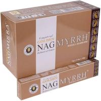 INCIENSOSHOP - Incienso Golden Nag Mirra de Vijayshree - Agarbatti Masala - Caja de 12 Unidad de 15 Gramos - details 0
